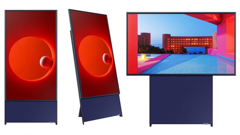 Вертикальный телевизор #Sero от #Samsung