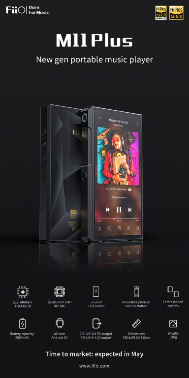 FiiO M11Plus карманный плеер для музыки с сенсорным экраном 2021 обзор