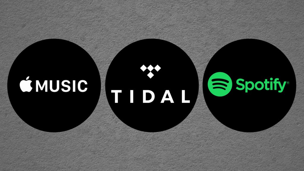 Tidal Spotify Apple Music музыка высокого разрешения