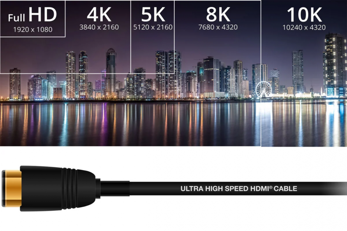 HDMI 2.1: новый стандарт подключения, видео 10K и кабель 48G