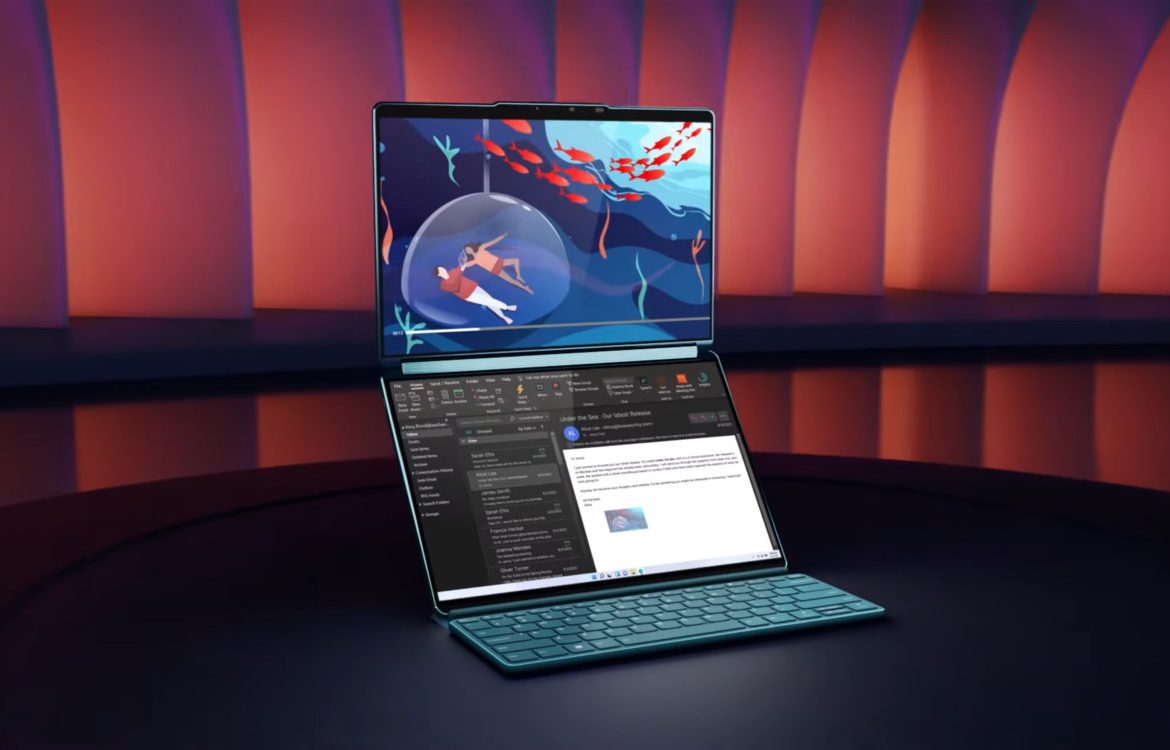 Lenovo Yoga Book 9i ноутбук з двома екранами 2023