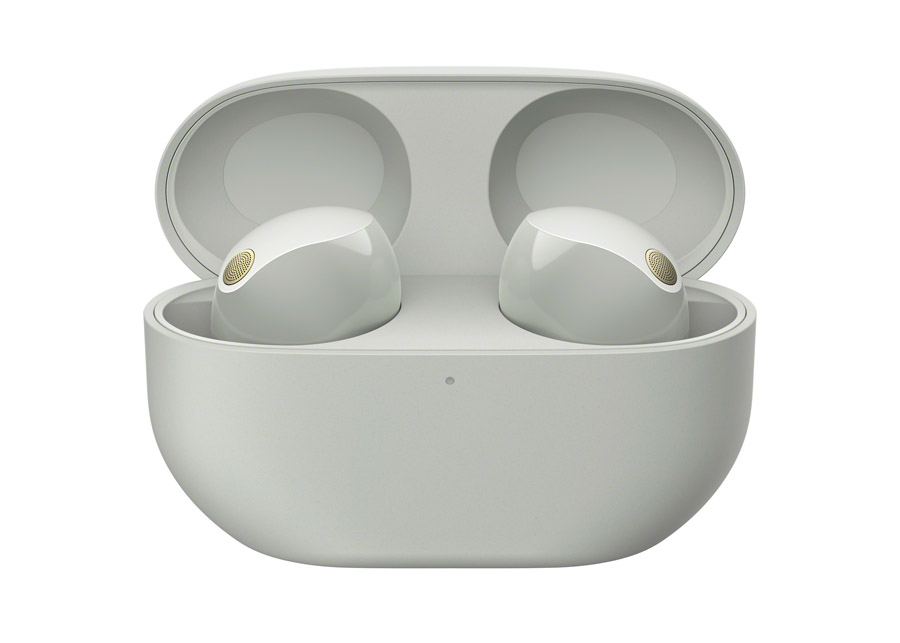 Білі бездротові навушники Sony WF-1000XM5